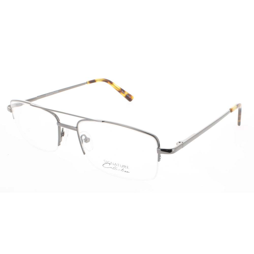 SIGNATURE 1121-Gunmetal-57 Eyeglasses Eye Glasses GUNMETAL Authentic New